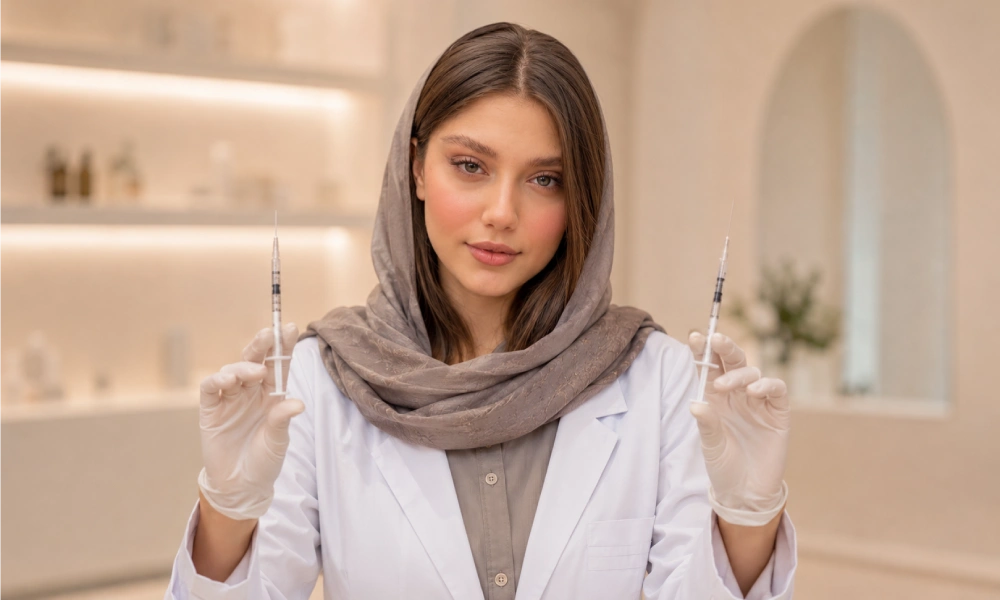 تفاوت فیلر زیر چشم و اسکین بوسترها