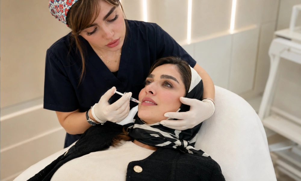 تزریق مزوژل جالپرو به کلاینت زیباجو